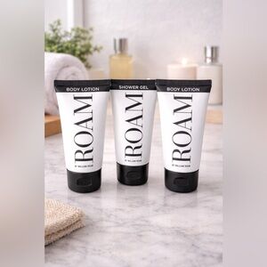 ROAM by William Roam Travel Toiletry Bundle | Body Lotion + Shower Gel Set